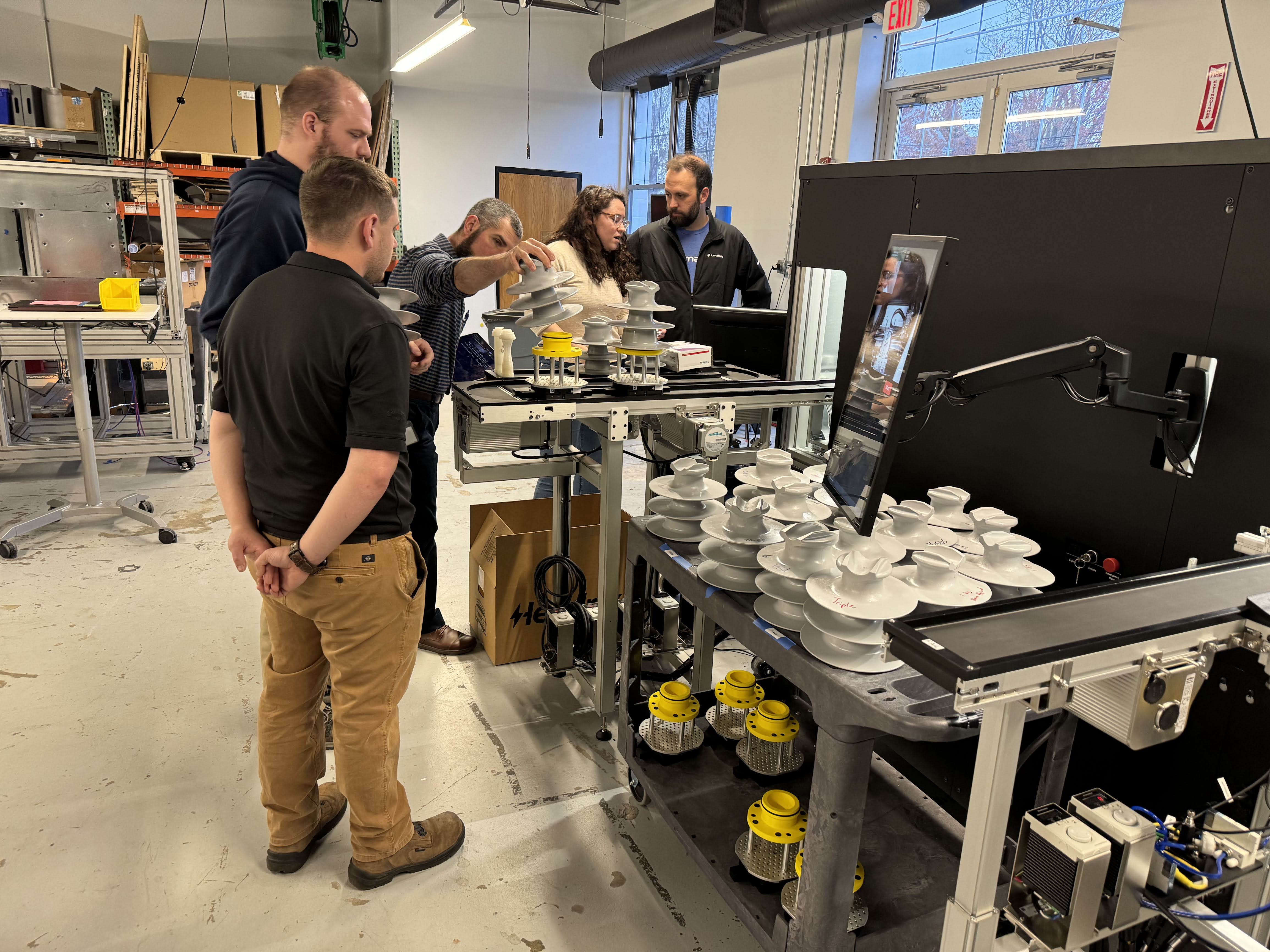 Team working on a Triton deployment